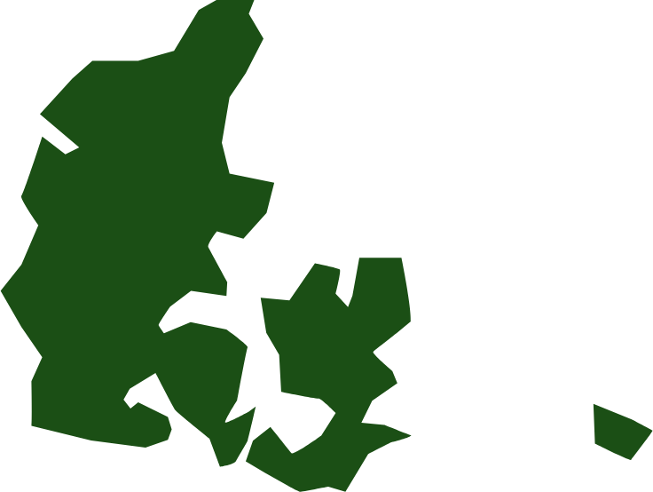 Denmark map vector